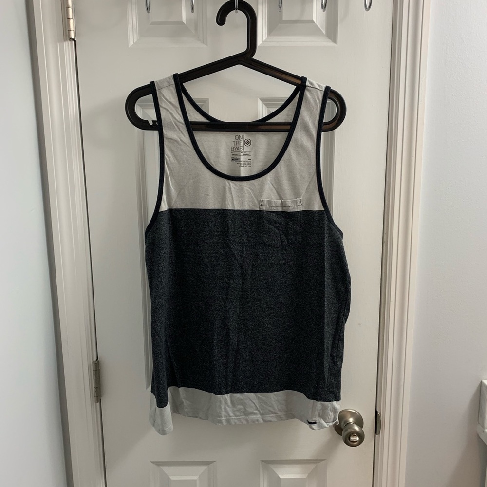 Dark grey/Grey Colorblock On The Byas Tank Top